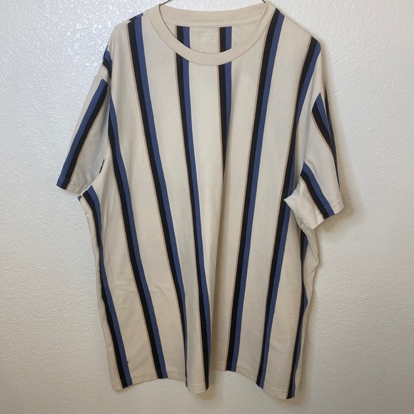 3XL cream and blue no boundaries shirt. - Picture 1 of 3